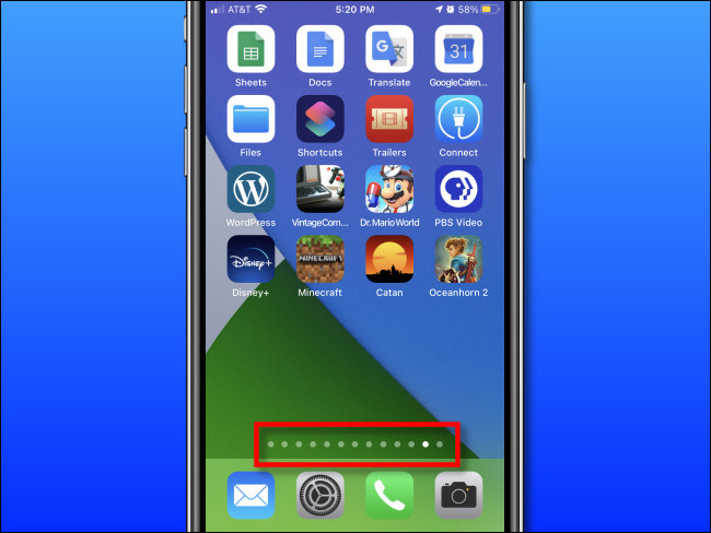 如何在iPhone和iPad上快速滚动浏览主屏幕页面(1)
