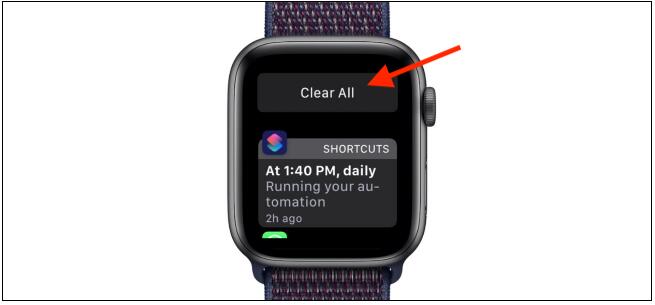 如何在Apple Watch上快速清除所有通知(3)