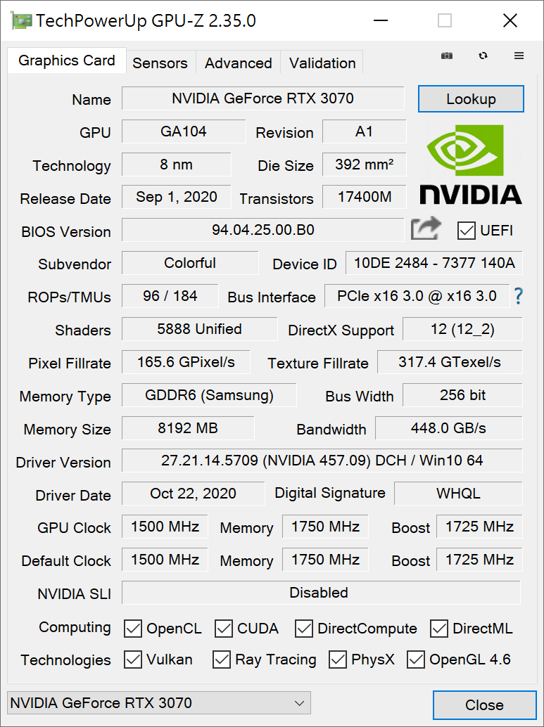 5x 导热管 + 均热板技术 iGame GeForce RTX 3070 Advanced OC(22)