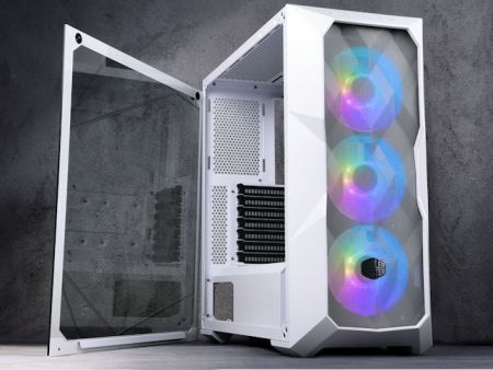 钻切网面、ARGB 白色限定 Cooler Master MasterBox TD500 MESH White