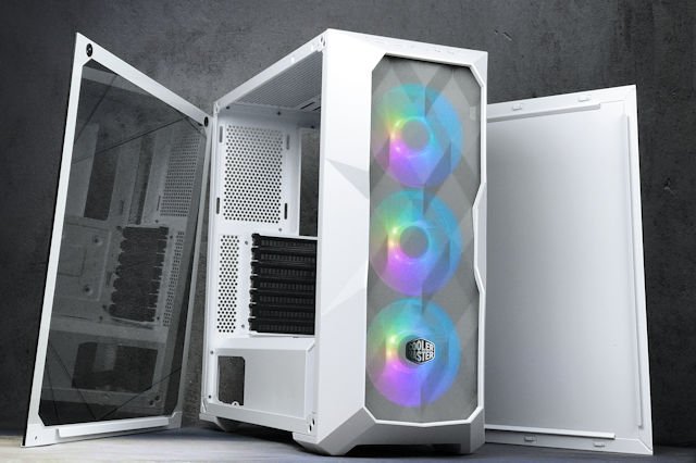 钻切网面、ARGB 白色限定 Cooler Master MasterBox TD500 MESH White(2)