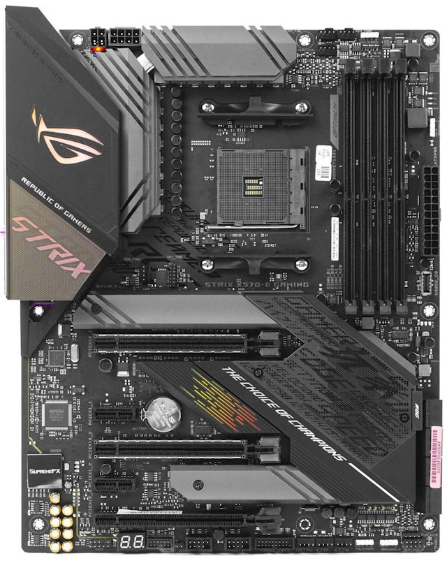 12 + 4 供电、2.5Gbps LAN ASUS ROG Strix X570-E Gaming 主机板