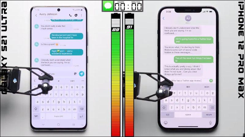 iPhone 12 Pro Max 对决三星 Galaxy S21 Ultra 电池续航力实测，究竟谁输谁赢？(4)