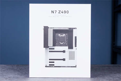 NZXT N7 Z490主机板开箱测试/无光害金属简约风格装甲，创造最有风格的主机板(1)