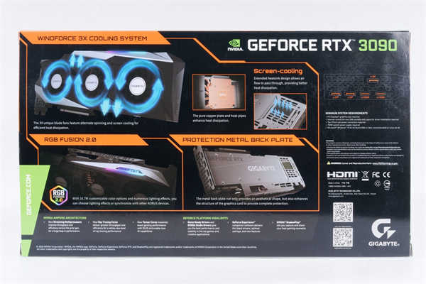 GIGABYTE GeForce RTX 3090 GAMING OC 24G开箱测试(2)