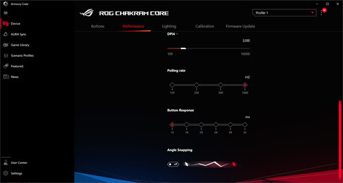 ROG CHAKRAM CORE光学电竞滑鼠/CORE版价格更亲民，摇桿上身趣味性佳(29)