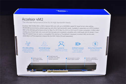 OWC Accelsior 4M2 PCIe SSD介面卡开箱测试/扩充更便利SoftRAID高弹性(2)