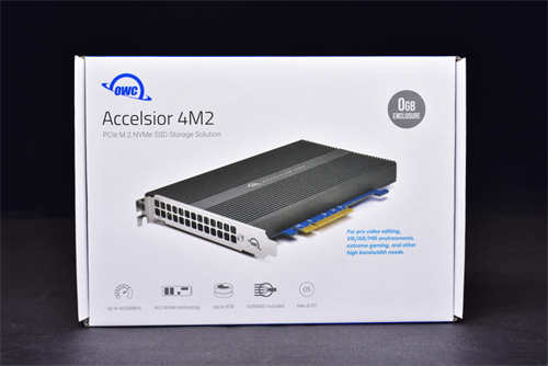 OWC Accelsior 4M2 PCIe SSD介面卡开箱测试/扩充更便利SoftRAID高弹性(1)