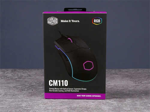 Cooler Master CM110 CM310电竞滑鼠开箱/千元内亲民价格、左右对称鼠身、环绕照明灯条(1)